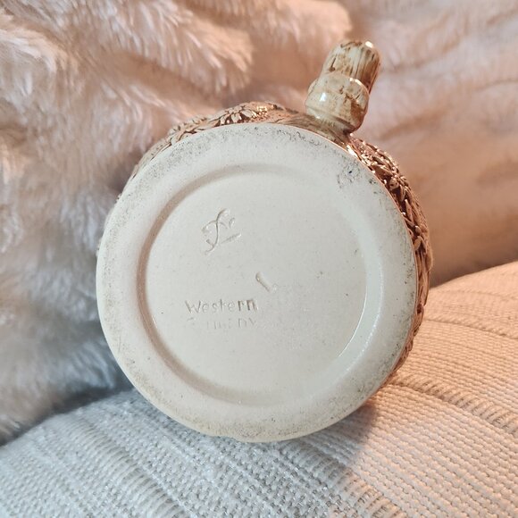 Vintage German Beer Stein with Alpine Lodge Relief – Ornate Handle & Swirl Rim - Picture 8 of 8